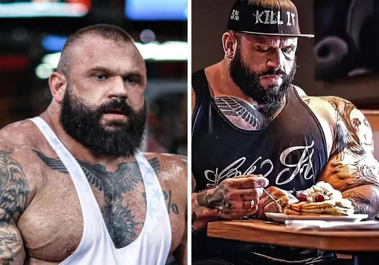 Apodado también como “el fisicoculturista más monstruoso del mundo” repartía sus hábitos alimentarios en siete comidas diarias, con grandes dosis de carne y sushi.