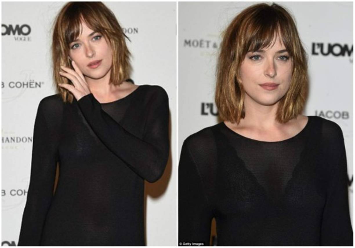 La actriz Dakota Johnson en el festival de Venecia.