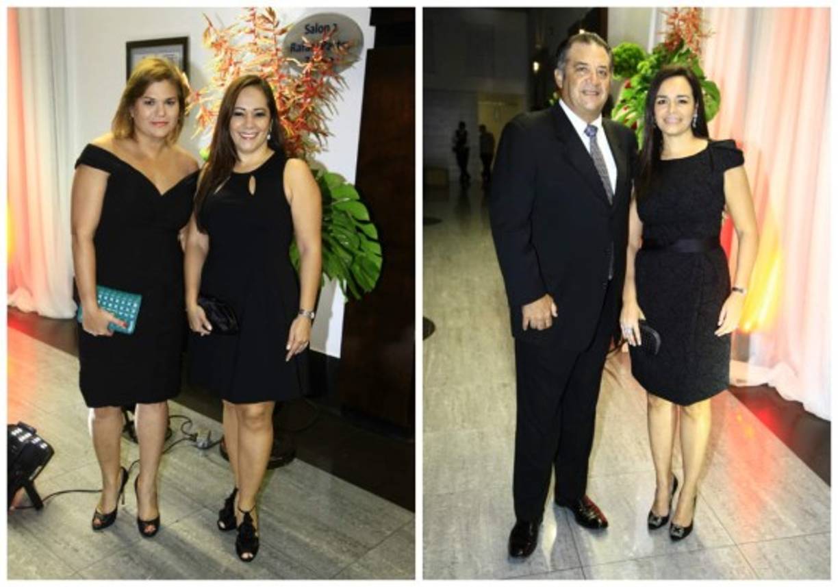 Aline Flores y Mhey Hung. Emilio y Rina Medina.