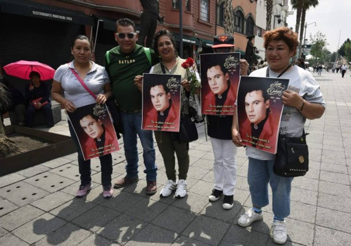 Los fanáticos se vieron durante todo el día en las calles de la Ciudad de México.