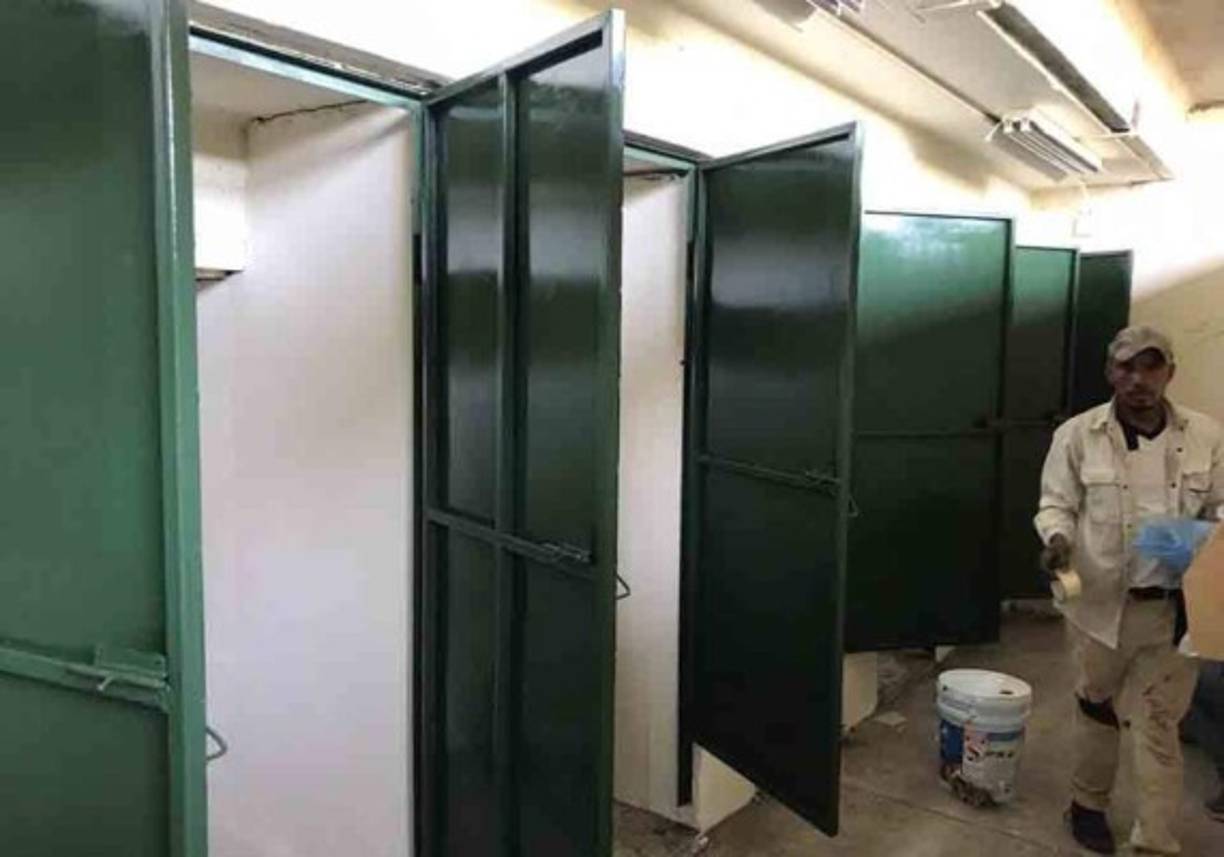 En el sector de populares se instalaron 20 sanitarios.