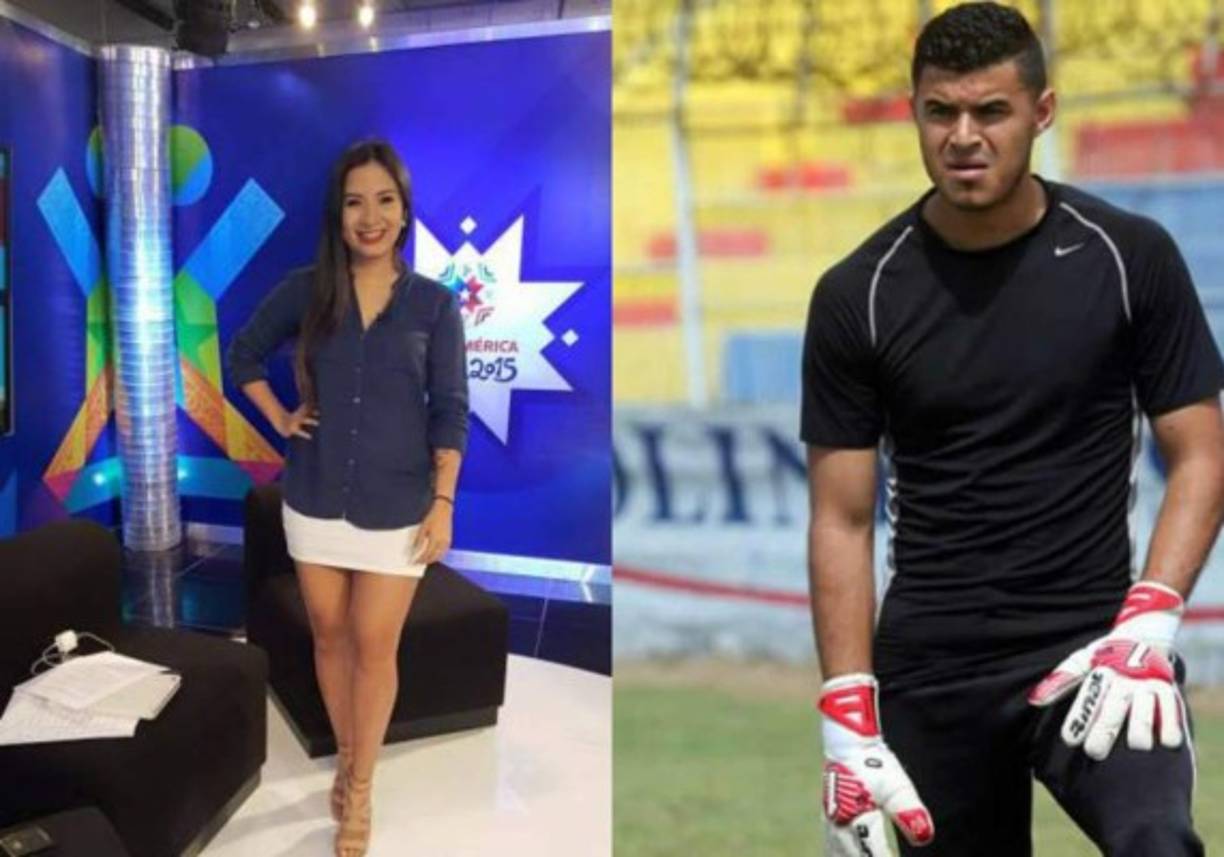 La periodista Rosa Alvarada del Grupo R-Media sale desde hace un año con el arquero catracho Celio Valladares.