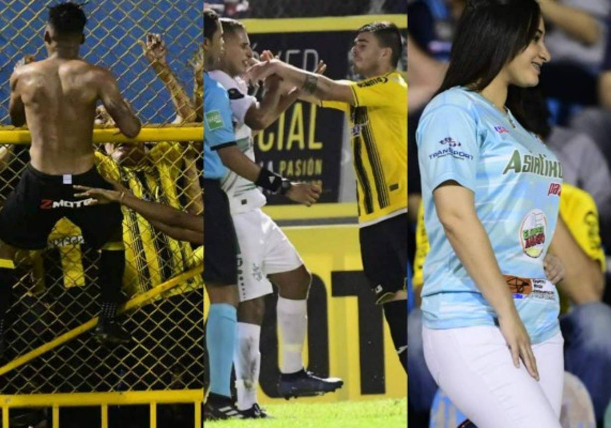 Te dejamos las imágenes más curiosas de la victoria agónica de 2-1 del Real España ante Platense. En el encuentro hubo mucha polémica, jugadores tuvieron encontronazos e inclusive futbolista fue llevado de emergencia a un hospital.