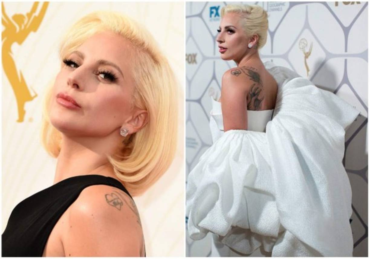 Los dos vestidos de Lady Gaga en la noche de los Emmy.