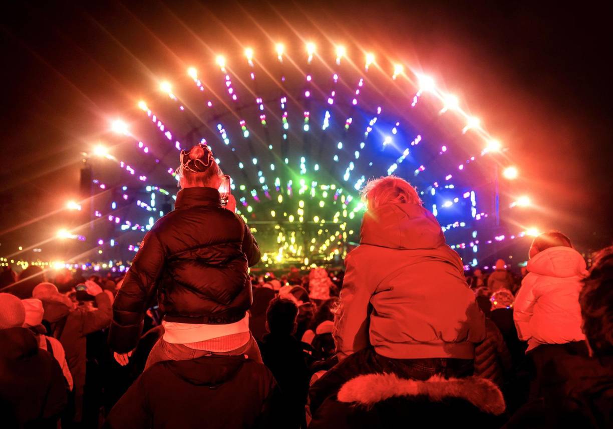 En Ámsterdam, se realizó un show especial para que las familias disfrutaran de las celebraciones de Fin de Año.