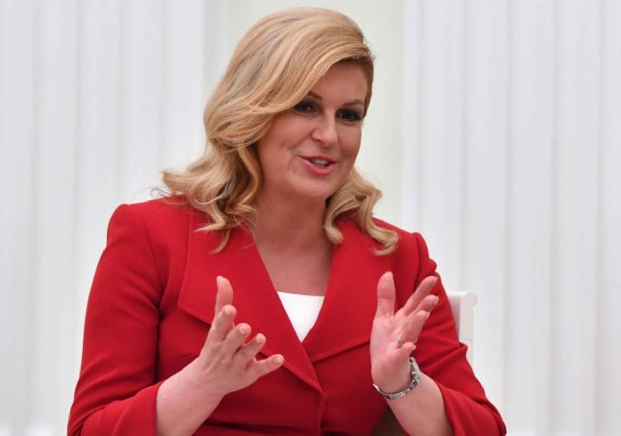 Kolinda Grabar-Kitarović fue recibida por el presidente de Rusia, Vladimir Putin, en su despacho. La mandataria ha sido sensación en el Mundial.