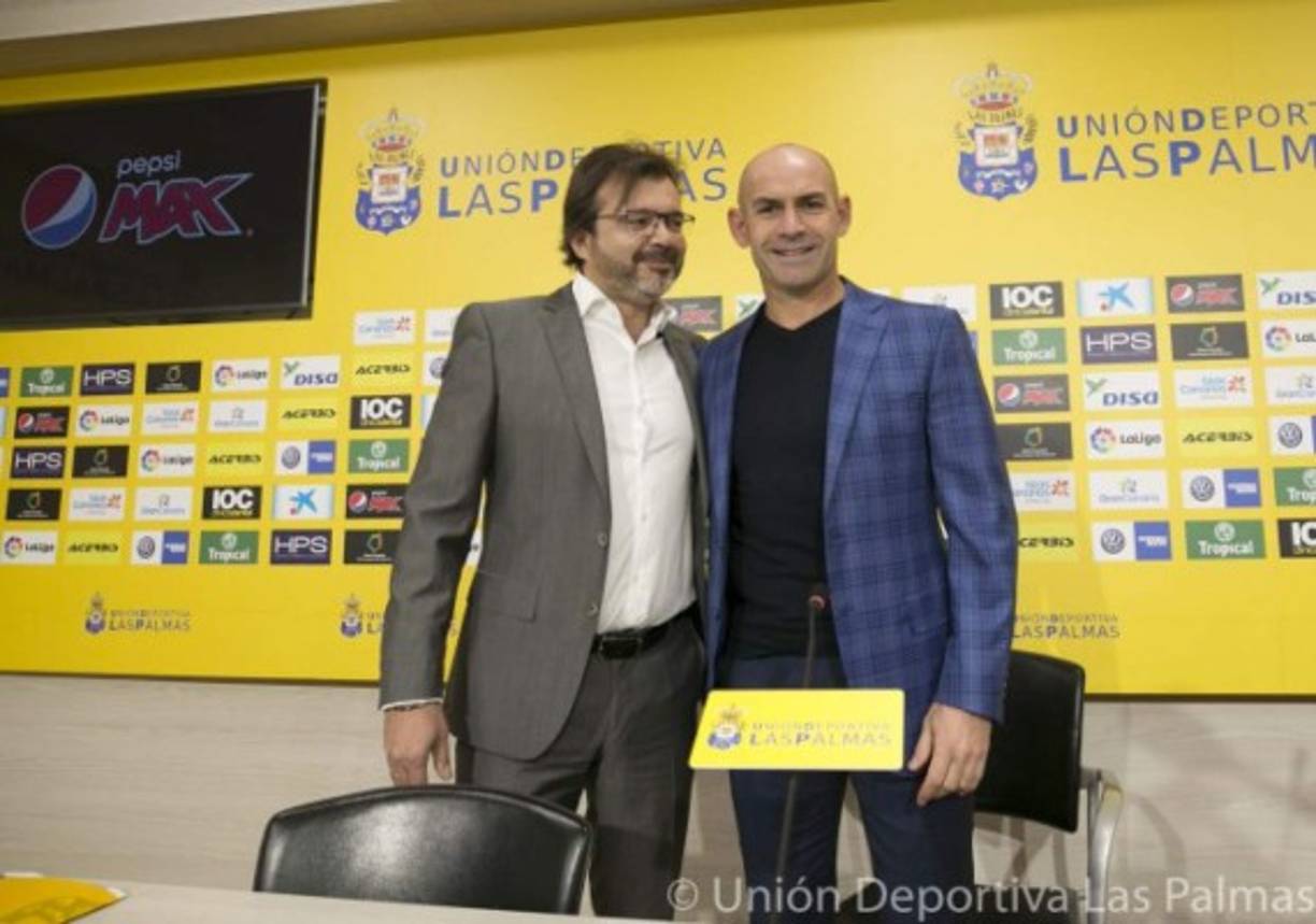 Paco Jémez fue presentado como nuevo entrenador de la UD Las Palmas: 'Entrenar a Las Palmas es un reto personal más que deportivo”.