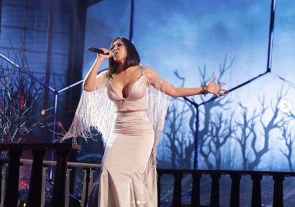 La mexicana demostró su talento en el escenario.