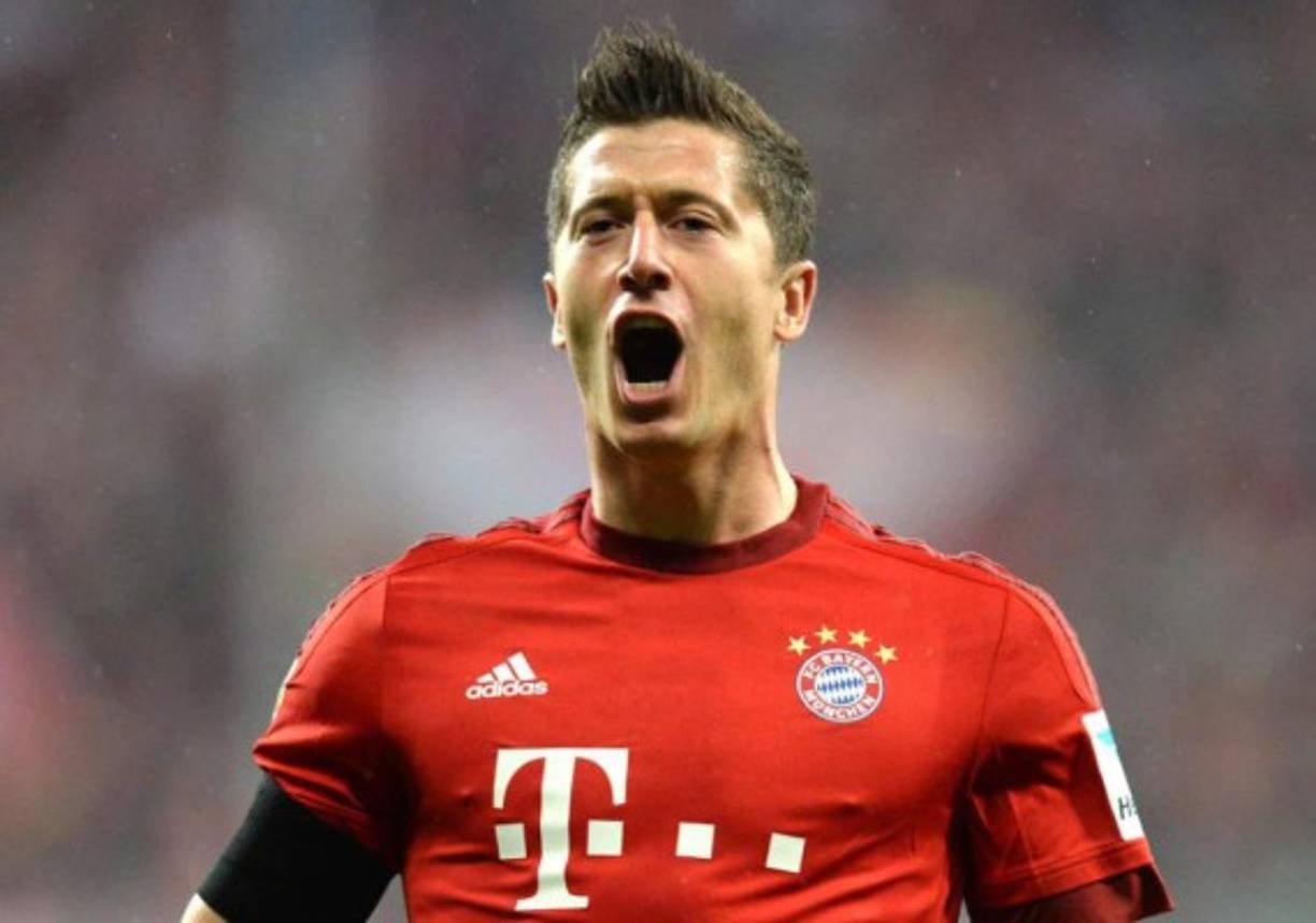 El atacante polaco Roberto Lewandowski del Bayern Múnich es uno de los sueños de Florentino. Les marcó hace unos años cuatro goles cuando estaba en Dortmund.