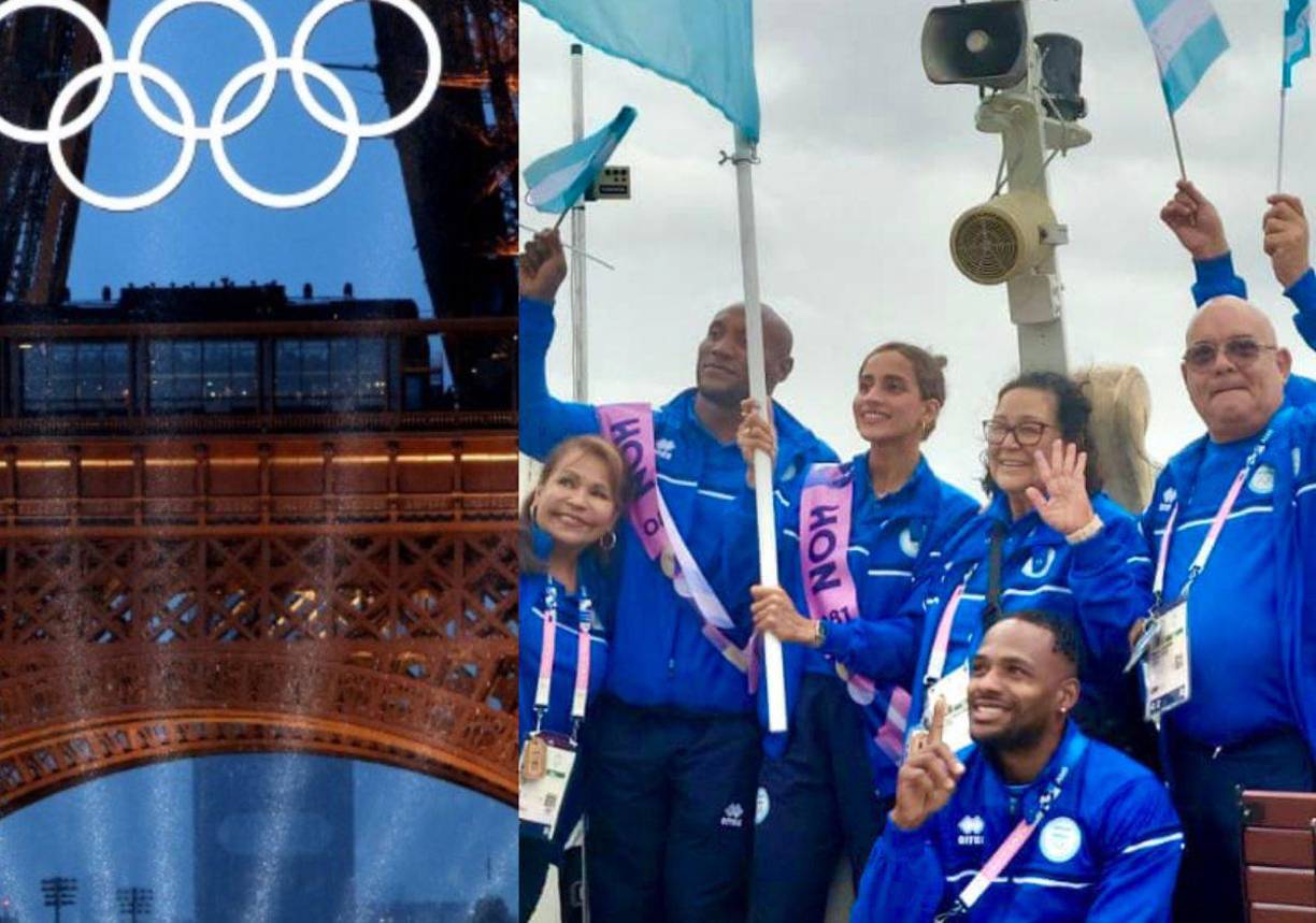 Así fue el desfile de Hondura en la ceremonia de inauguración de los Juegos Olímpicos París 2024.