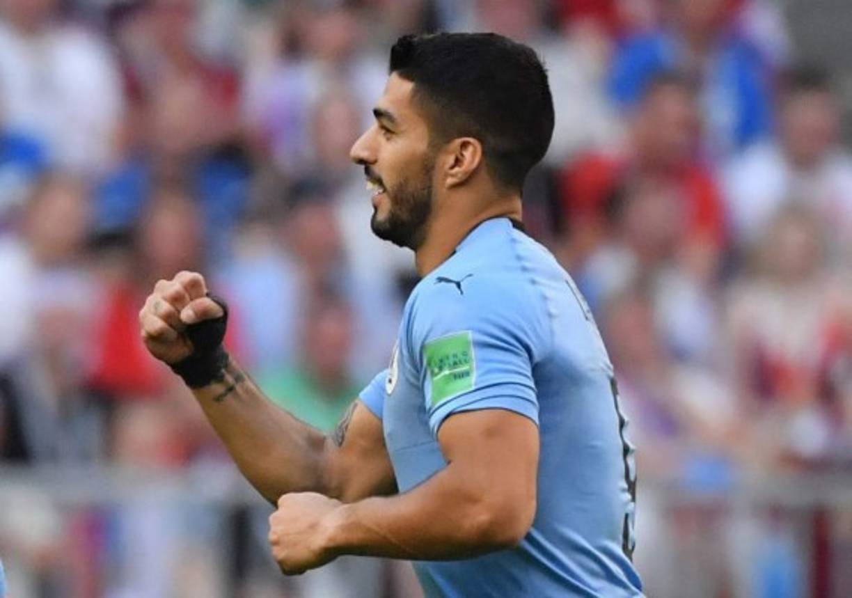 Luis Suárez de Uruguay ha anotado dos goles.