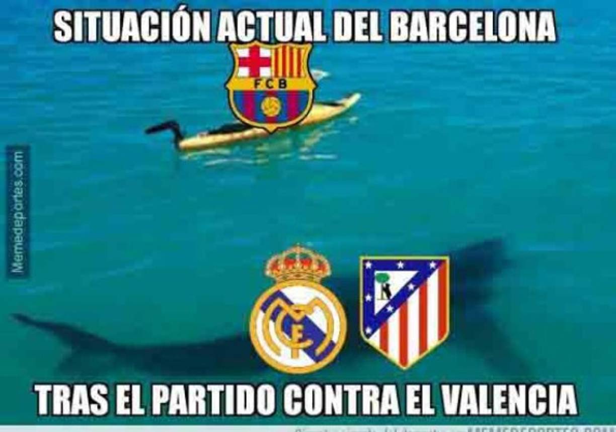 El Barcelona perdió ante el Valencia y ahora el Atlético lo igualó con 76 puntos, le sigue el Real Madrid con 75.