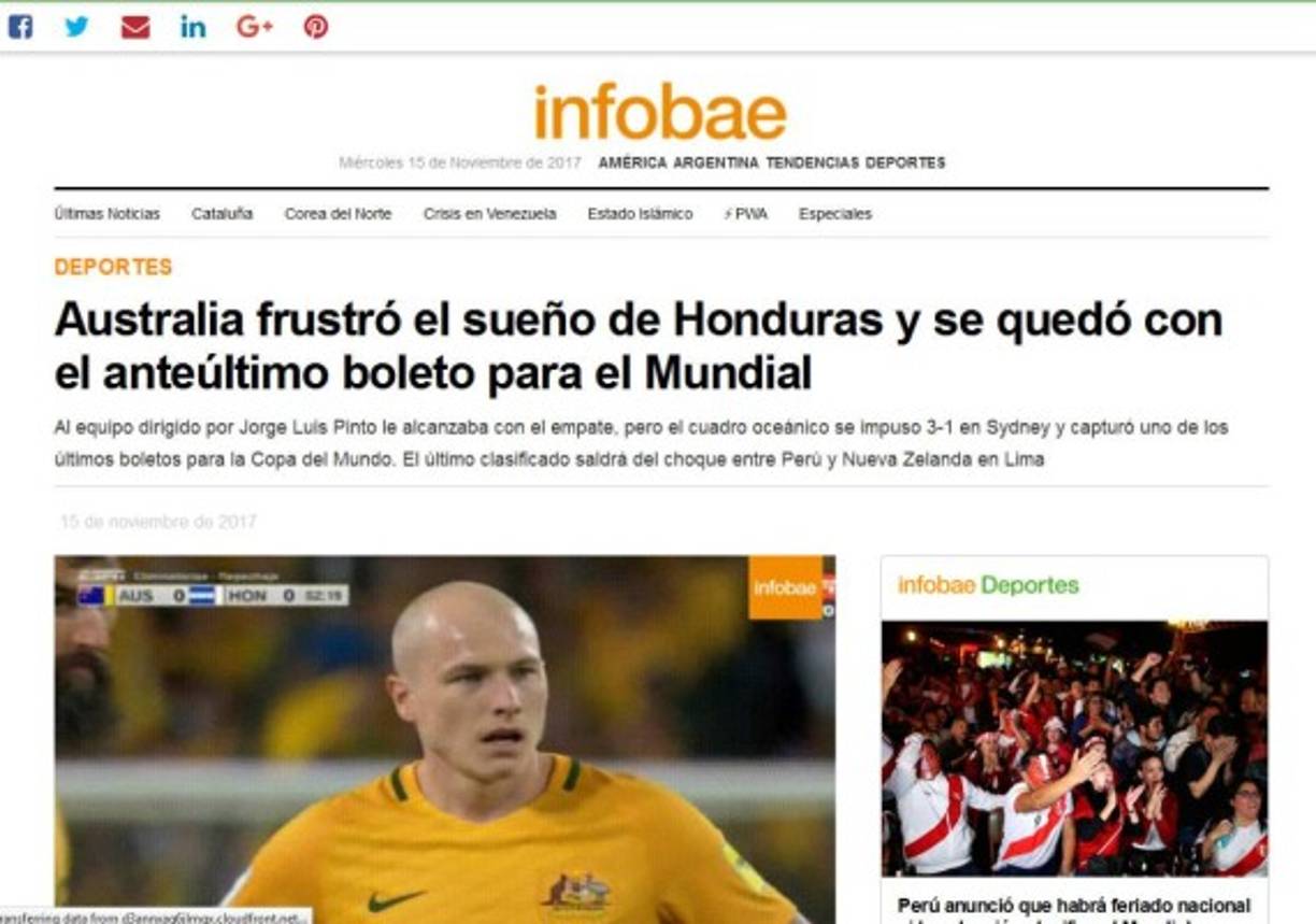 Infobae de Argentina.