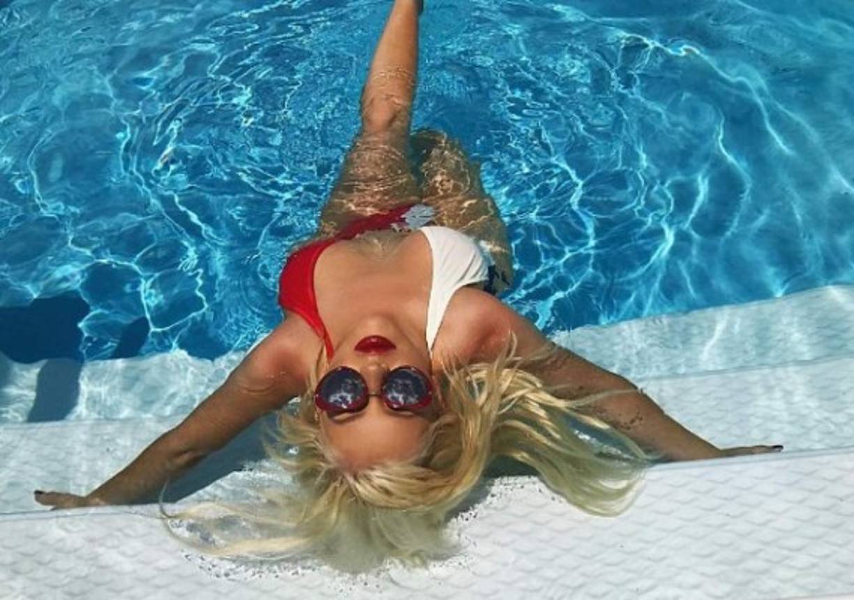 La cantante Cristina Aguilera disfrutó del feriado por el 4 de Julio junto a su familia.