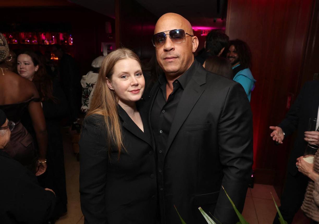 Amy Adams y Vin Diesel 