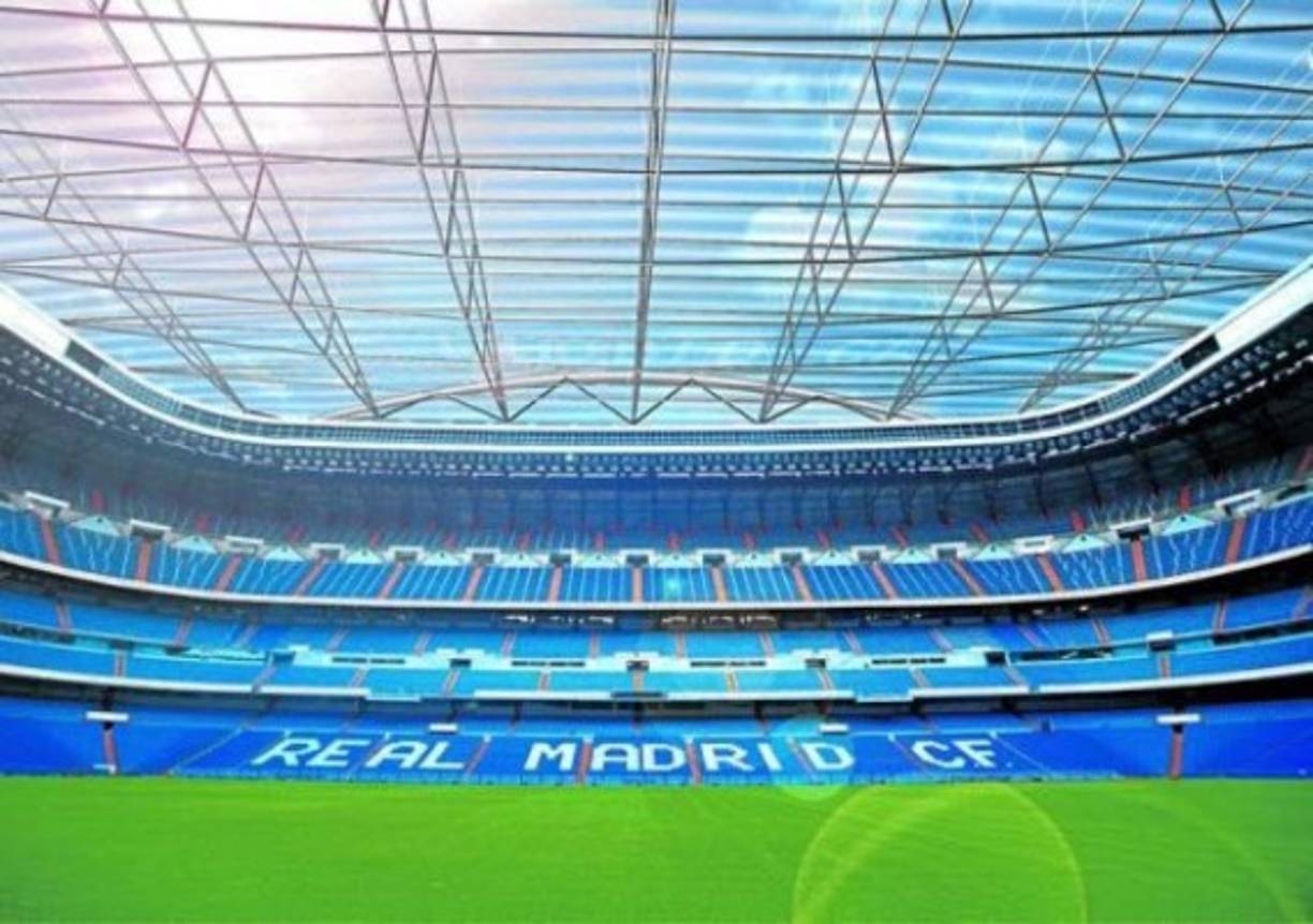 Así lucirá por dentro el campo del Real Madrid.