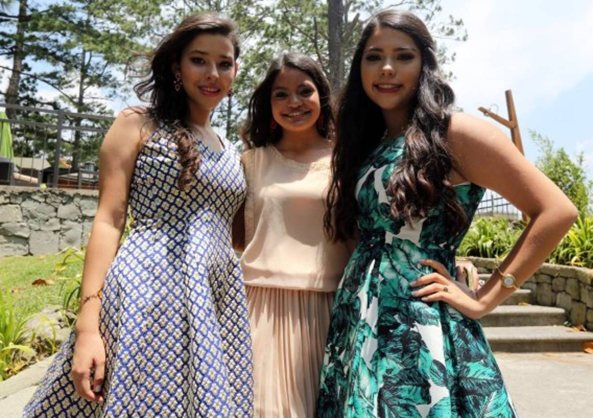 Andrea Vargas, Sofía Escoto y Sofía Reyes.