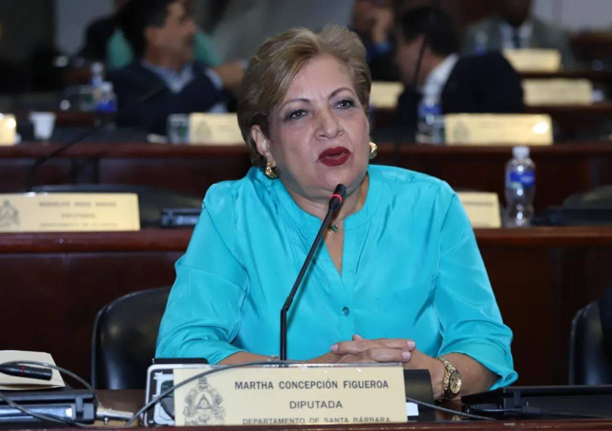 La diputada Martha Figueroa, del Partido Nacional, atendió solo dos convocatorias a sesión entre enero y junio de 2023. 
