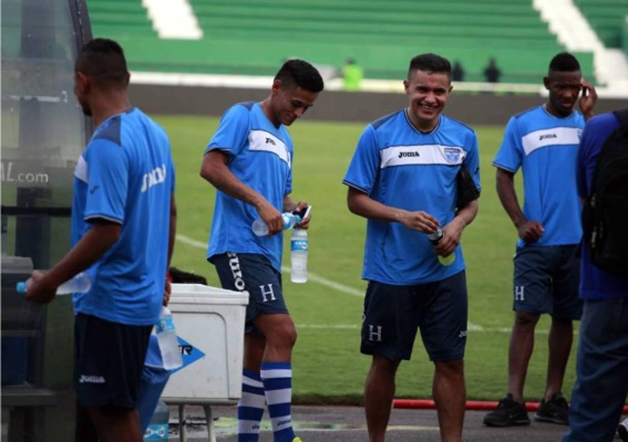 Todo es alegría en la Selección de Honduras.