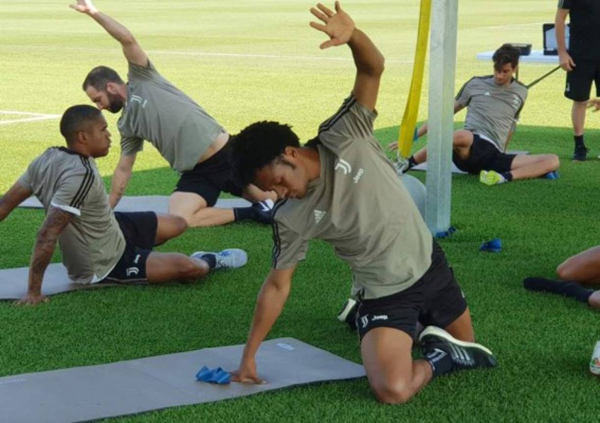 La Juventus se encuentra de gira en Estados Unidos pero sus referente, los que jugaron el Mundial de Rusia, han reportado por primera vez con el club en Italia.