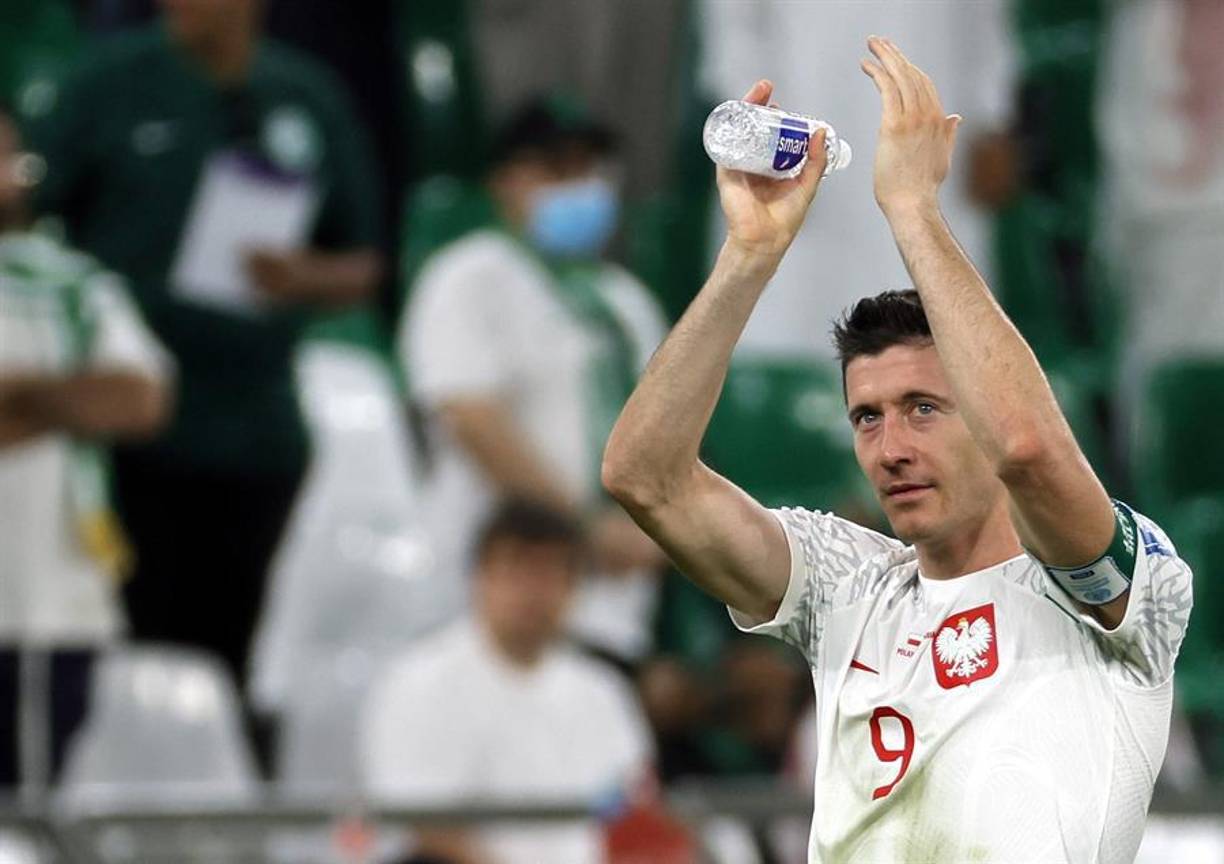 Lewandowski se mostró muy emocionado por el tanto marcado.