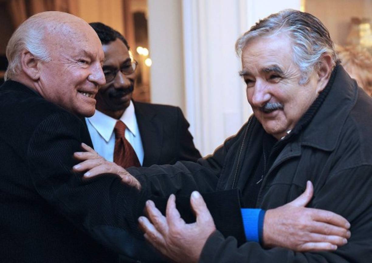 Galeano fue muy cercano al ahora expresidente uruguayo, José Mujica.