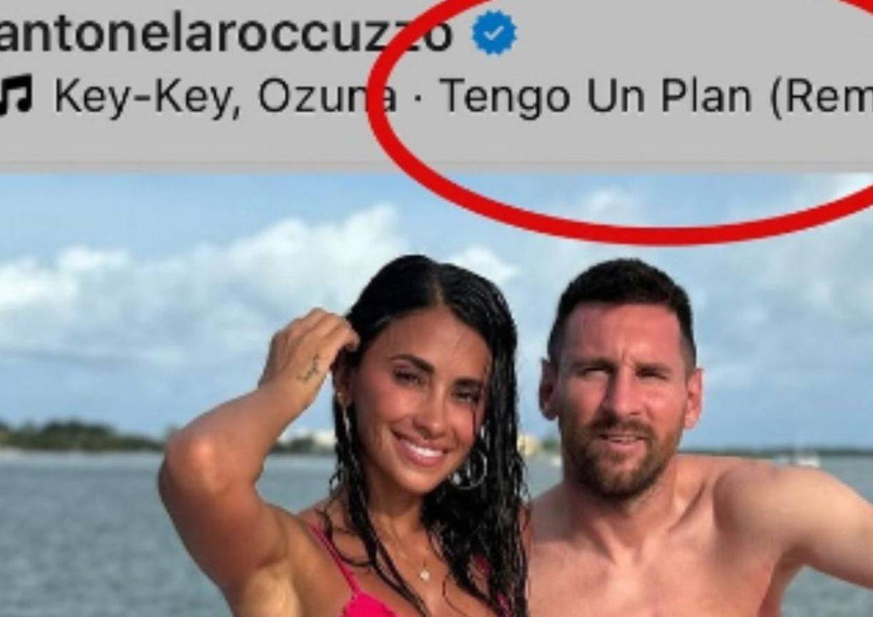 A través de su cuenta oficial de Instagram, Antonela sorprendió al colgar una serie de fotos junto a Messi disfrutando de la playa con otros famosos. También usó la canción ‘Tengo un Plan’ del Remix de Key-Key y Ozuna como fondo musical.