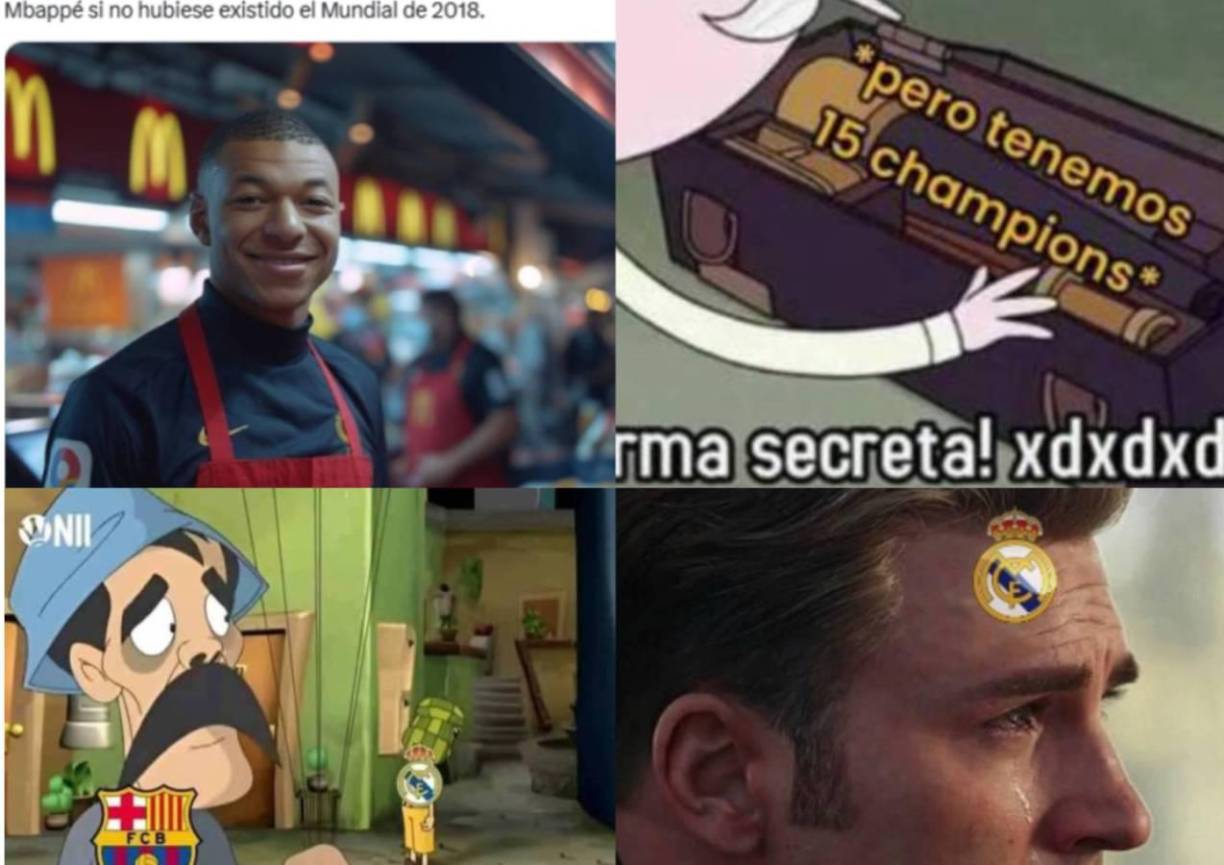 Real Madrid y Mbappé son objetos de burlas luego de caer ante Liverpool por la Champions League.
