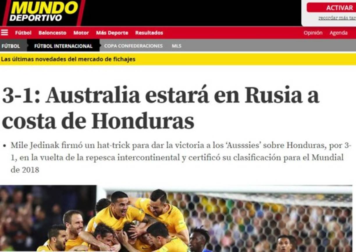 Mundo Deportivo de España.