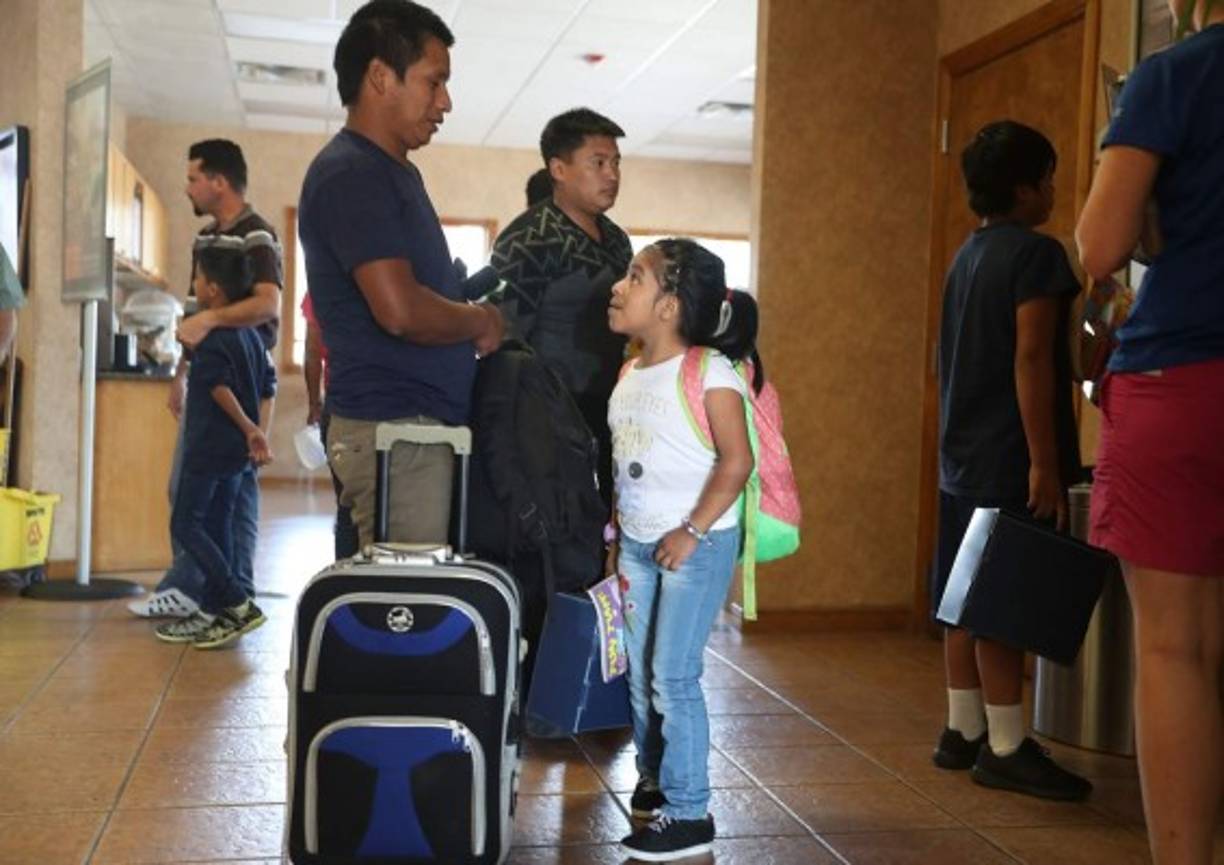 Casa Anunciación es una de las cuatro organizaciones benéficas de todo el país que han recibido a las familias reunificadas en cumplimiento de la orden judicial de reunir a todos los niños separados de sus padres antes de este jueves.