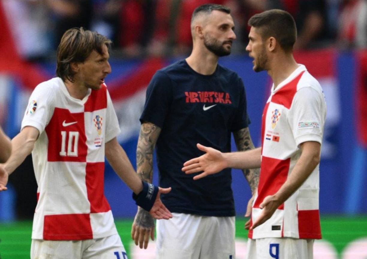 Modric se peleó con Kramaric tras el final del juego. 