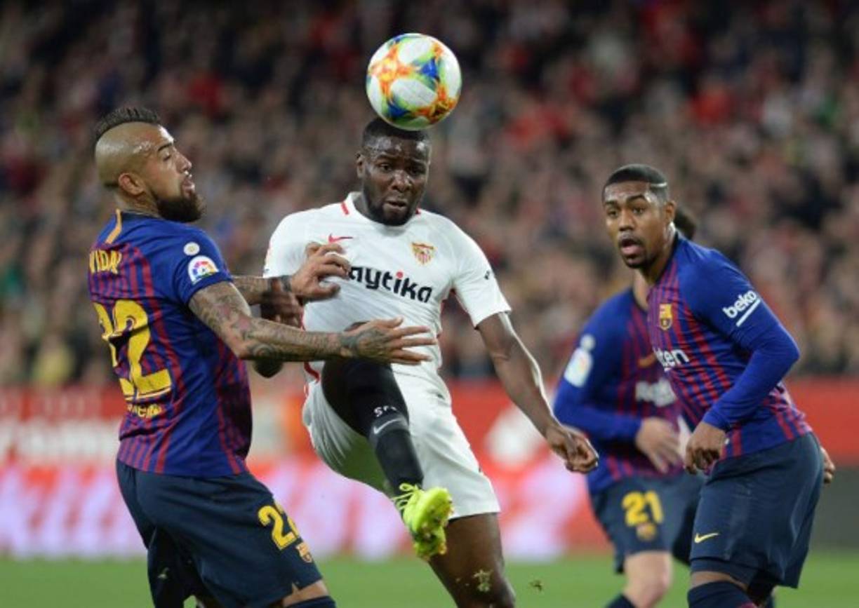 El partido entre Sevilla y Barcelona fue disputado de principio a fin. Al final Sevilla pegó primero.