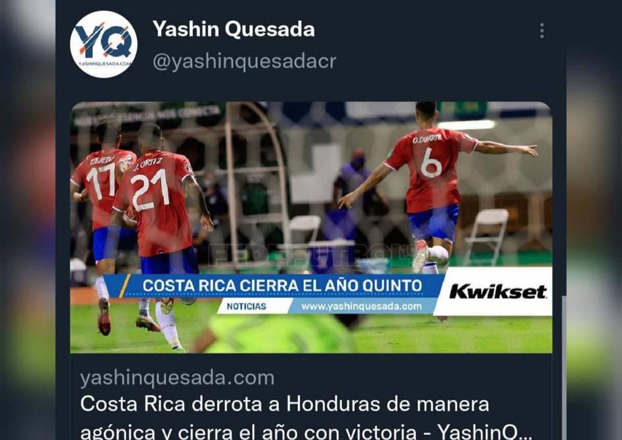La prensa de Costa Rica celebró a lo alto el agónico triunfo ante Honduras. Los ticos lo ganaron con gol a los 95 minutos.