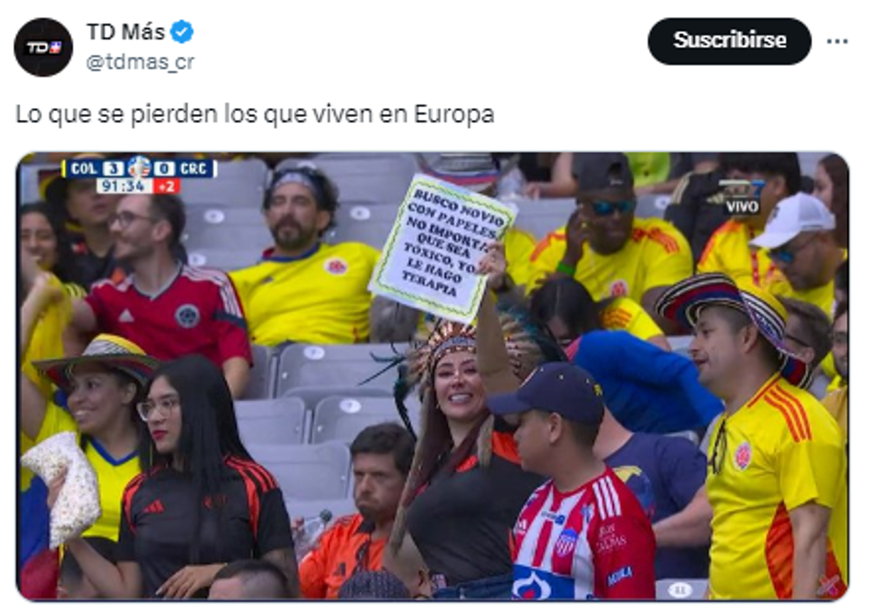 Colombia goleó a Costa Rica: los jocosos memes tras paliza en Copa América