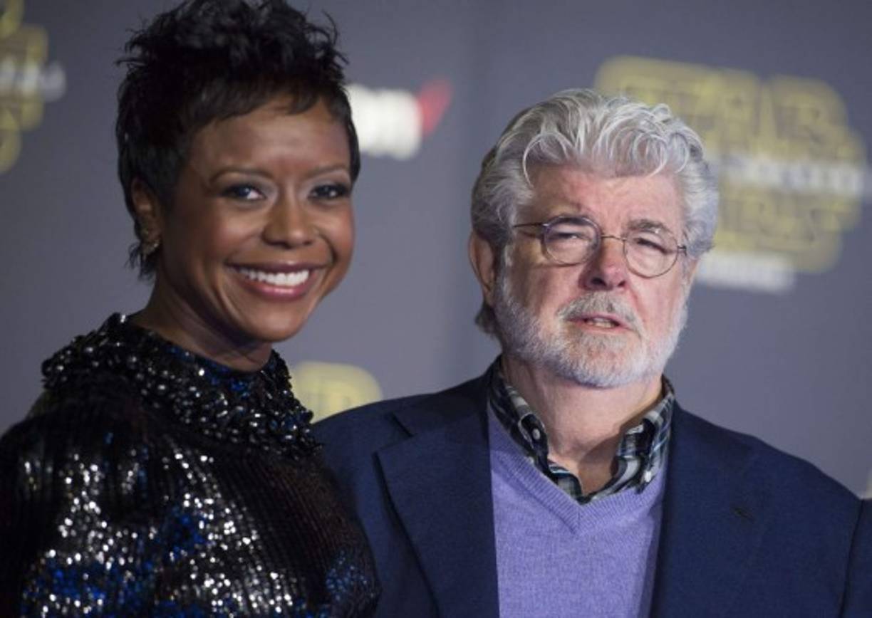 Mellody Hobson junto a su esposo el director George Lucas.
