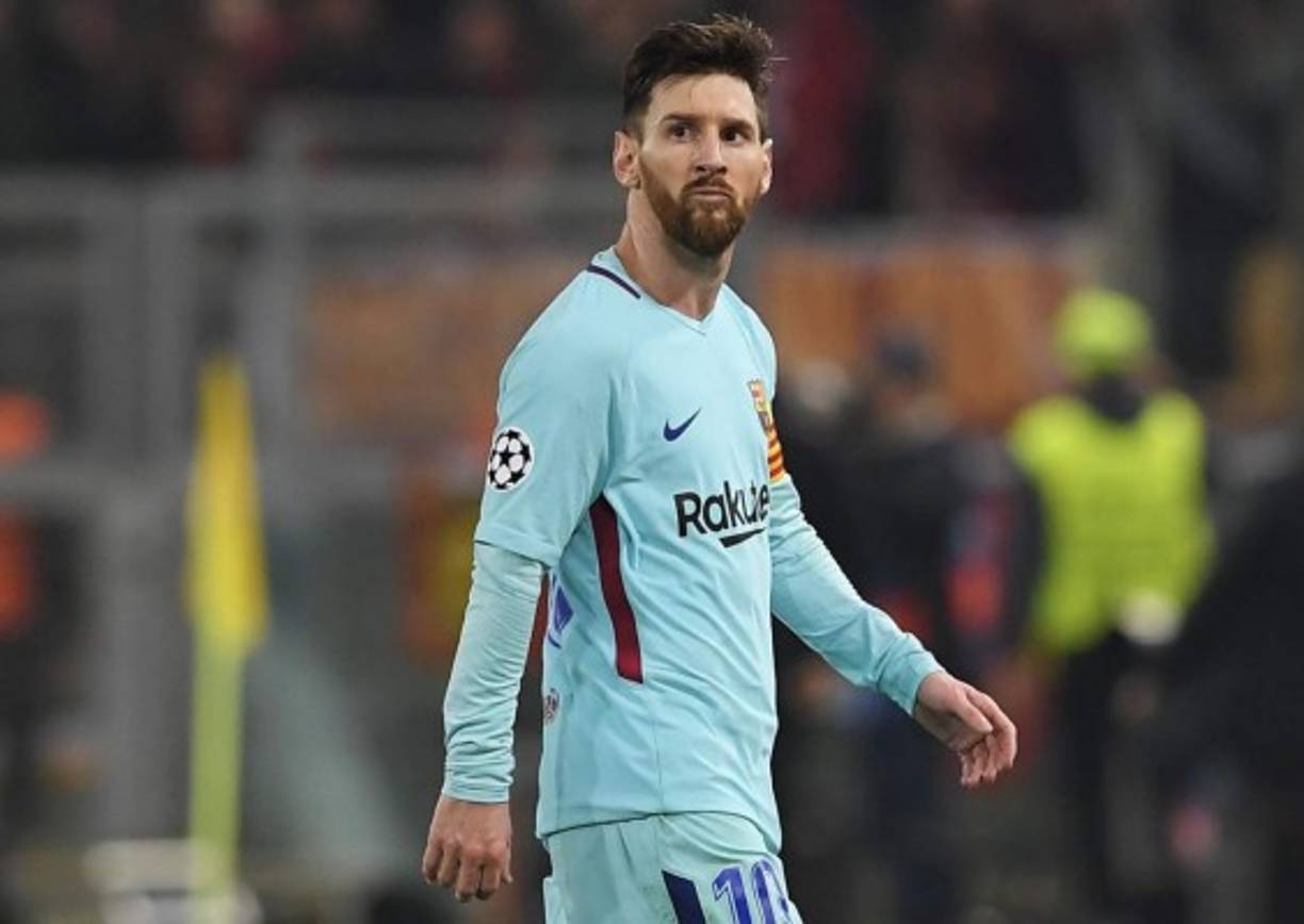 El enojo de Messi era evidente en su rostro.