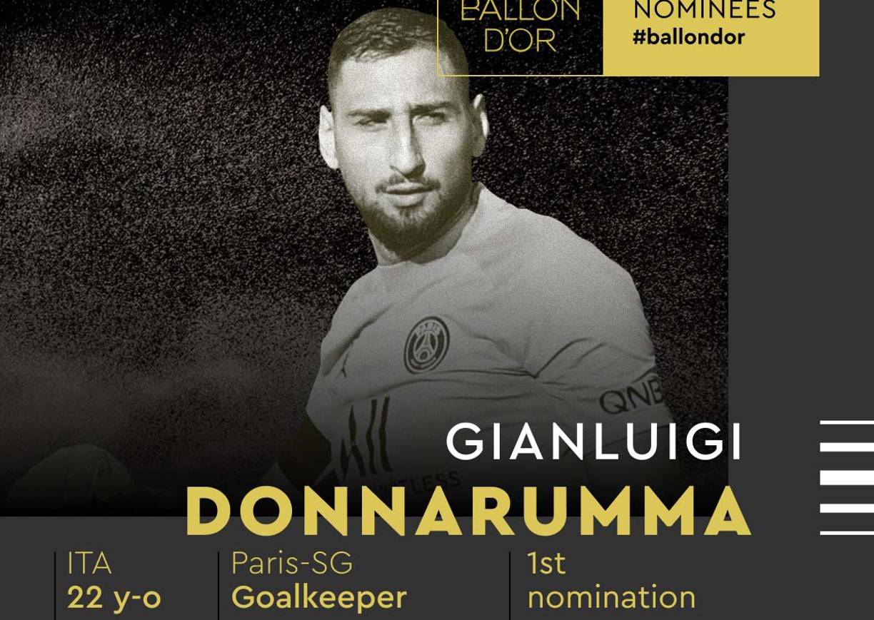 Gianluigi Donnarumma: Portero italiano del PSG de Francia.