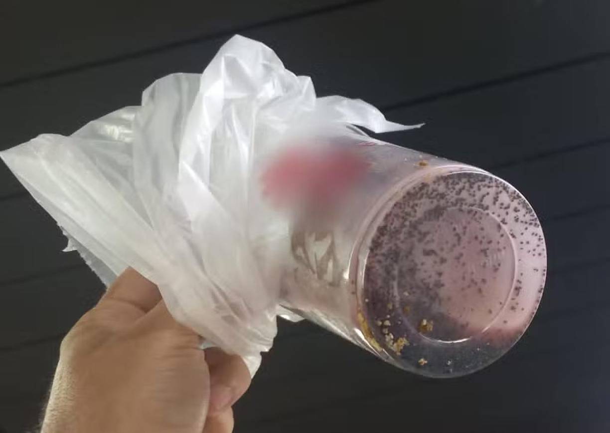 Sin sospechar nada, Vitória tomó la bebida y hasta compartió una foto del milkshake a medio terminar en sus redes sociales. Ahora, la justicia brasileña está investigando si había veneno para ratas en el fondo del vaso.