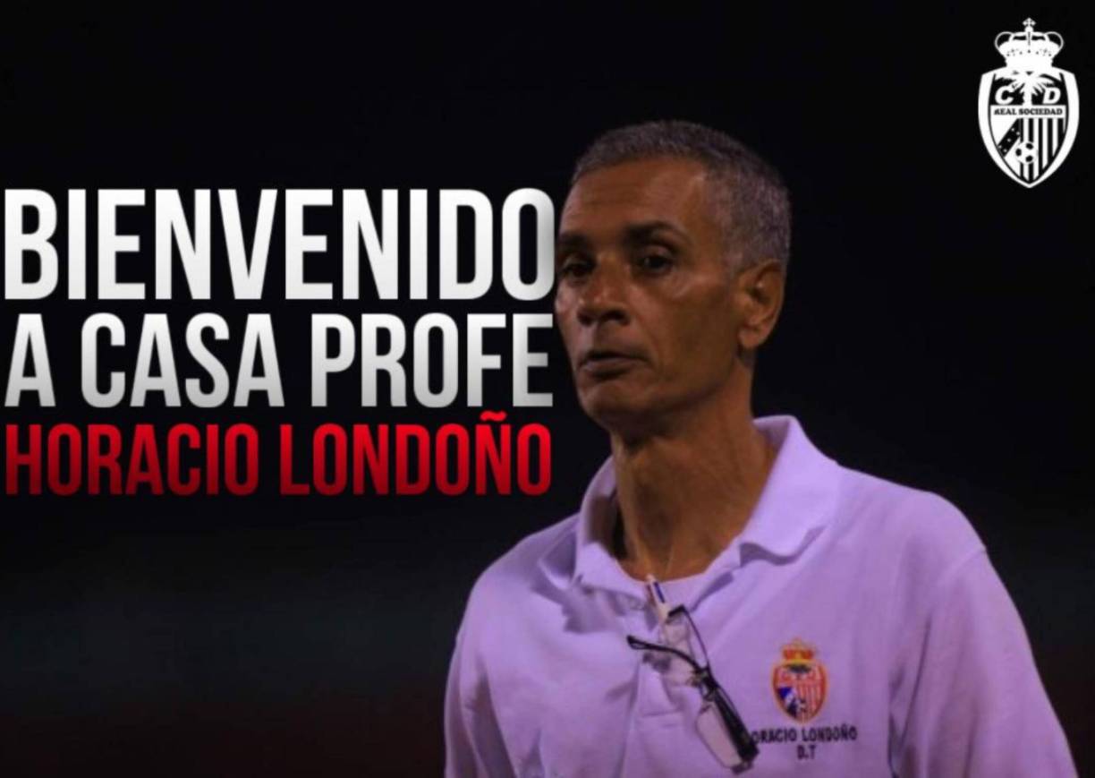 La Real Sociedad anunció al colombiano Horacio Londoño como su nuevo entrenador para el 2025.