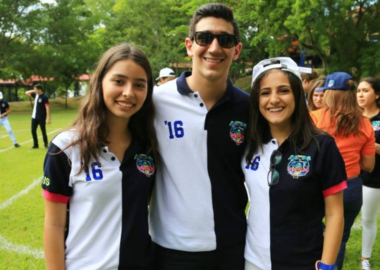 Carla Barletta, Mario Kafati y Ana Qubain.