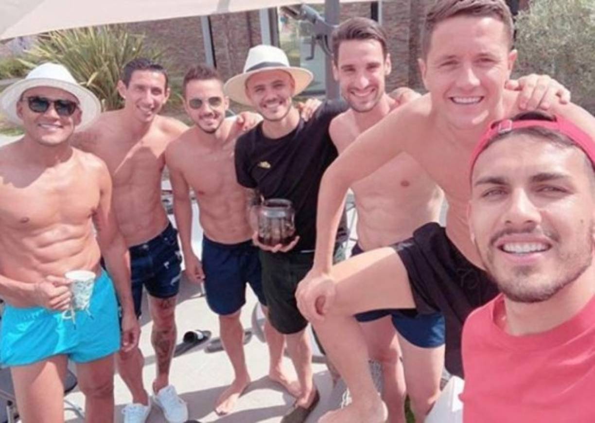 La plantilla del PSG está unido y los jugadores españoles y los americanos han pasado juntos este fin de semana.