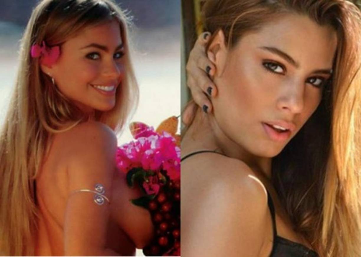 Gutiérrez y Vergara tienen en común curvas, cabello castaño con las modernas californianas y cejas pobladas.