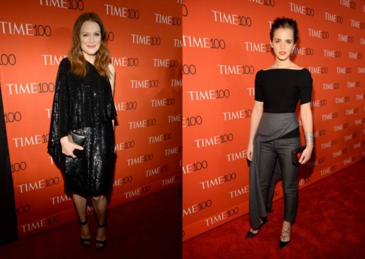 Julianne Moore y Emma Watson.