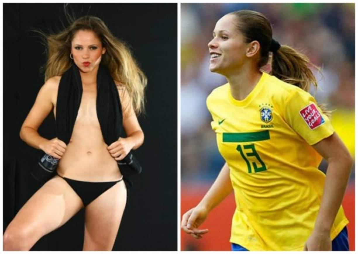 Érika Cristiano dos Santos. Futbolista brasileña de 29 años.