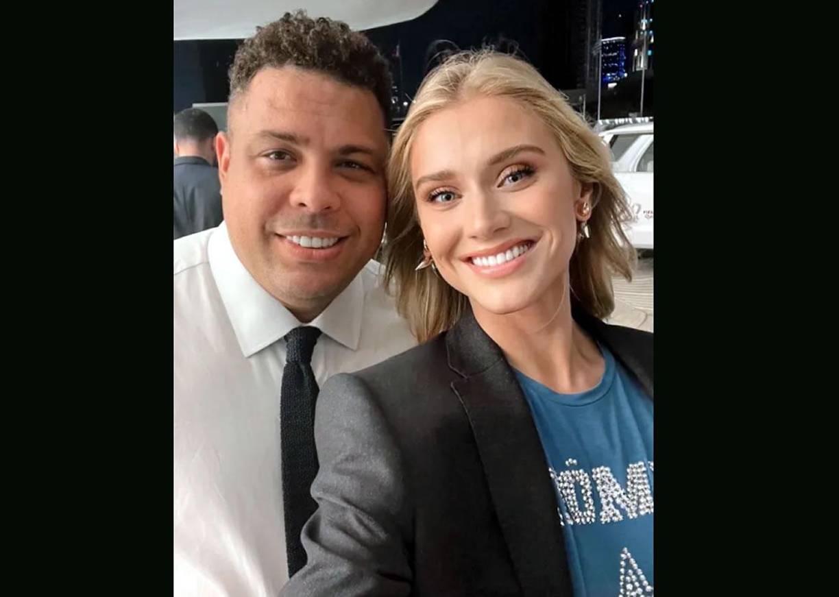 Así es Celina Locks, la futura esposa del exfutbolista brasileño Ronaldo Nazario de Lima.