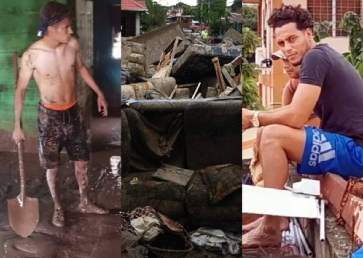 Son varios los futbolistas de la Liga Nacional que al igual que muchos habitantes del Valle de Sula se han visto afectados por el paso de la tormenta tropical Eta.