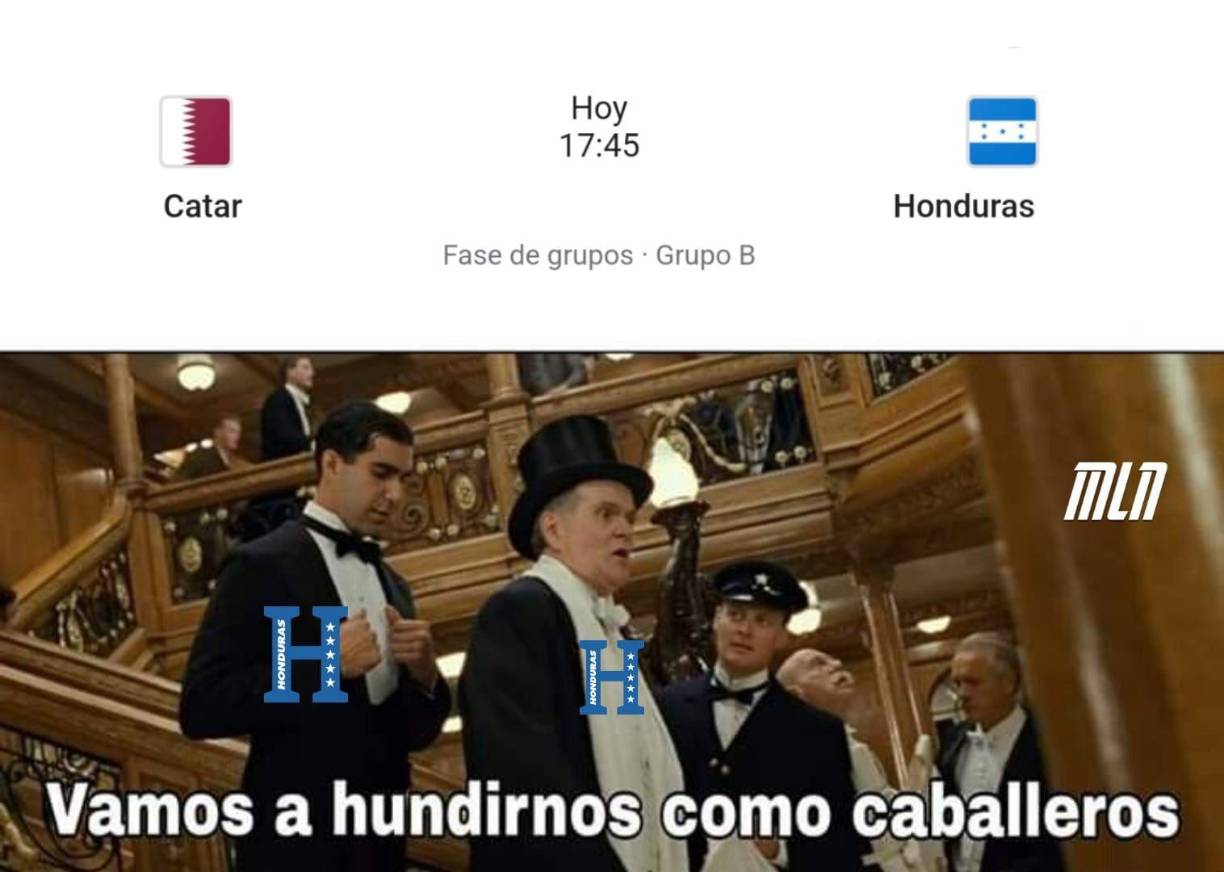 Los jocosos memes que dejó el agónico empate de Honduras ante Qatar