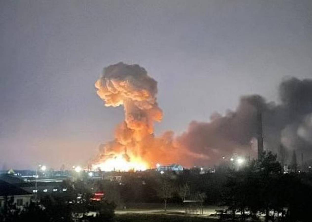 Misiles y bombardeos: Las primeras imágenes del sorpresivo ataque de Rusia a Ucrania