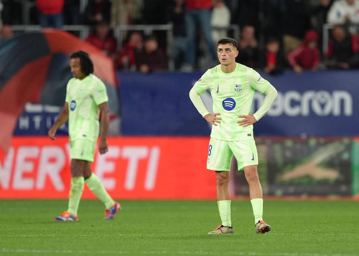 El sufrimiento del Barcelona, la carita de Hansi Flick, fiesta del Osasuna y polémica