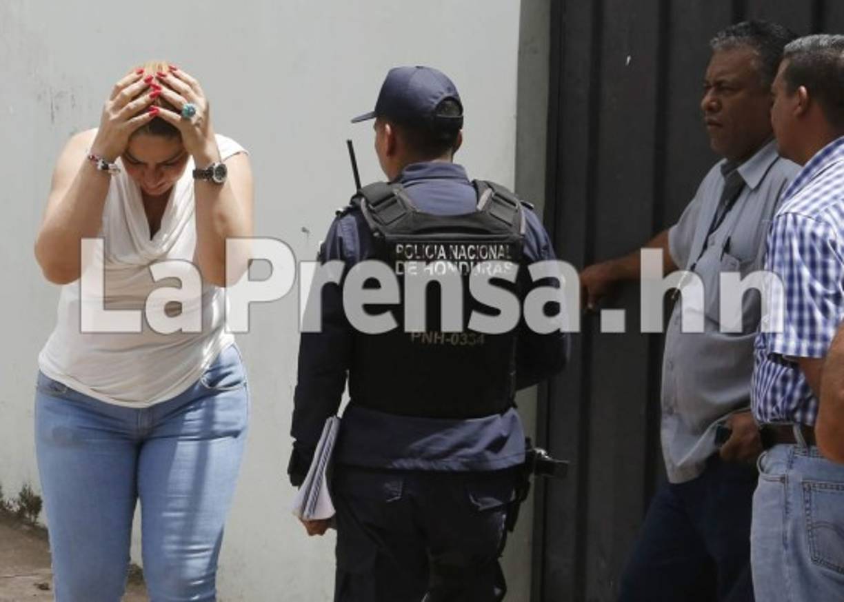 La diputada Waldina Paz fue una de las más impactadas con la noticia.